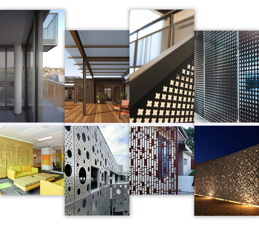 Decorative Perforated Metal applications