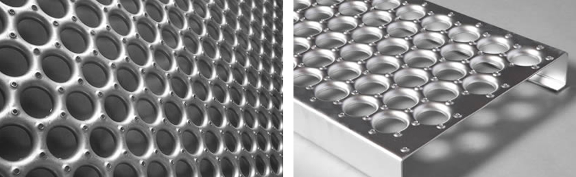 O-grip safety grating perforated mesh