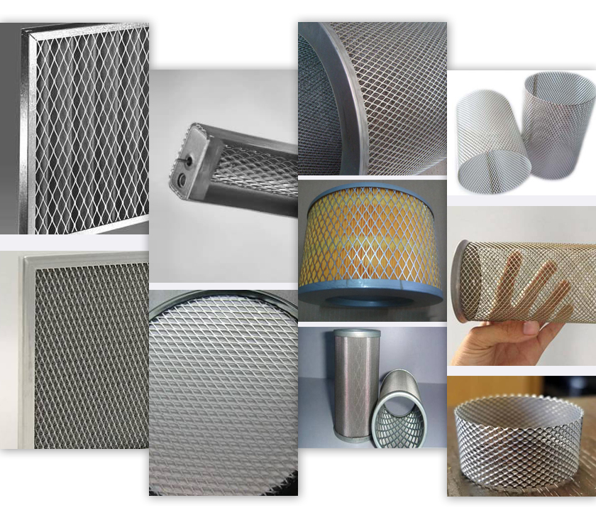 expanded mesh filters applications